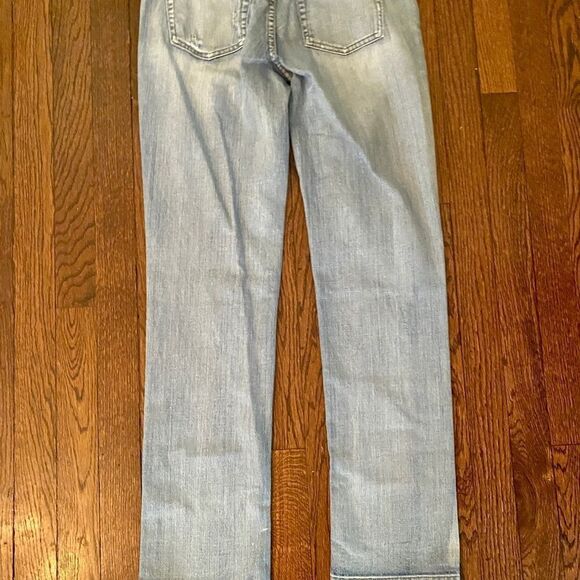 WHBM Noir Sz 4 Slim Leg Embellished Jeans EUC - Picture 8 of 13